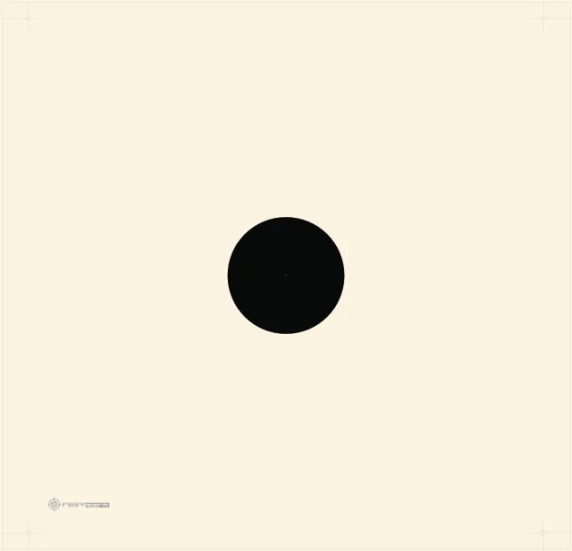 Cible 55x53 élastomère (Carabine)